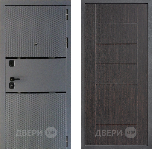 Дверь Дверной континент Диамант Дизайн ФЛ-Лайн Венге в Звенигород