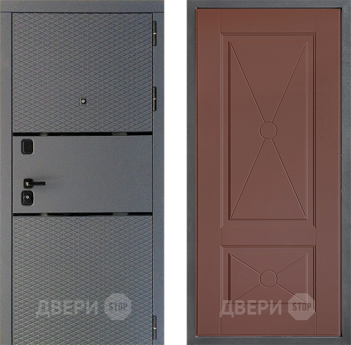 Дверь Дверной континент Диамант Дизайн ФЛ-617 Ясень шоколадный в Звенигород