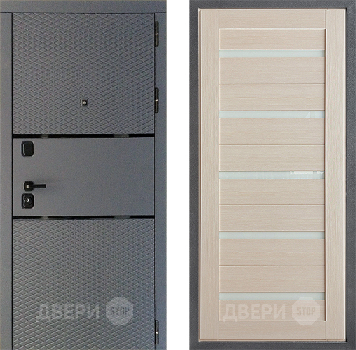 Входная металлическая Дверь Дверной континент Диамант Дизайн ФЛ-47 Капучино в Звенигород
