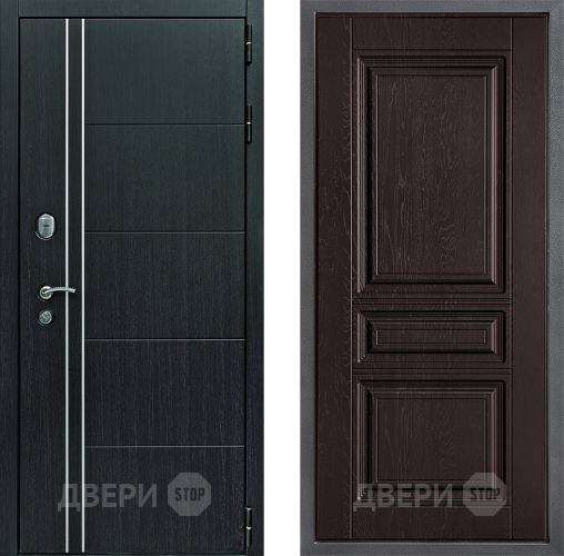 Дверь Дверной континент Теплолюкс Дизайн ФЛ-243 Дуб шоколадный в Звенигород