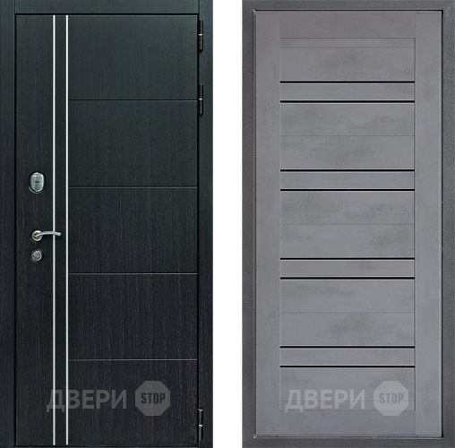 Дверь Дверной континент Теплолюкс Дизайн ФЛ-49 Бетон серый в Звенигород