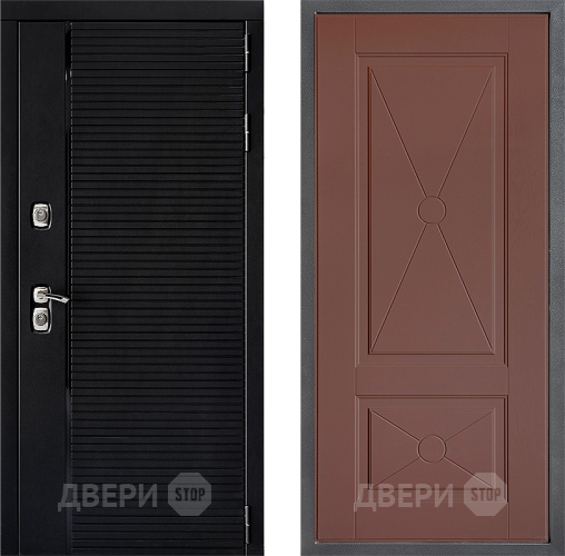 Дверь Дверной континент ДК-1 ФЛ-617 Ясень шоколадный в Звенигород