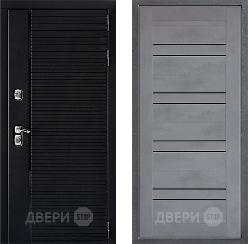 Дверь Дверной континент ДК-1 ФЛ-49 Бетон серый в Звенигород