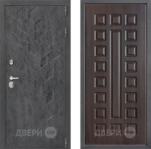 Входная металлическая Дверь Дверной континент ДК-3/713 ФЛ-183 Венге в Звенигород