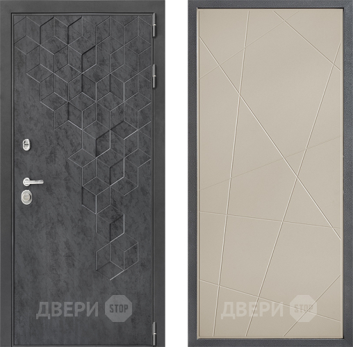 Входная металлическая Дверь Дверной континент ДК-3/713 ФЛ-655 Капучино в Звенигород