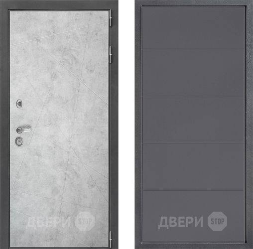 Дверь Дверной континент ДК-3/743 ФЛ-649 Графит софт в Звенигород