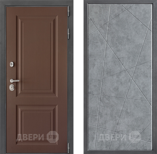 Дверь Дверной континент ДК-3/729 ФЛ-655 Бетон серый в Звенигород