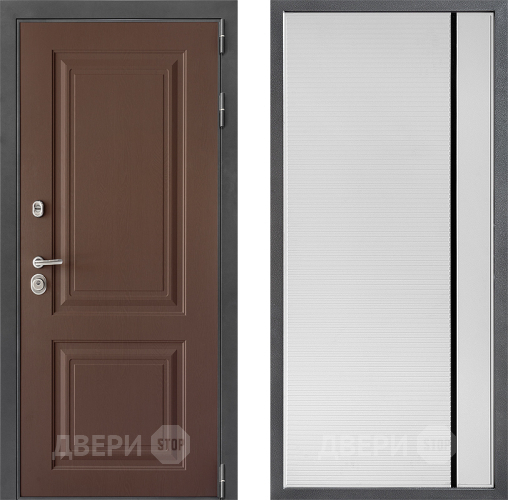 Дверь Дверной континент ДК-3/729 ФЛ-757 Черное Стекло Софт милк в Звенигород