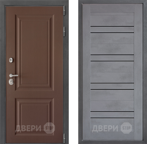 Дверь Дверной континент ДК-3/729 ФЛ-49 Бетон серый в Звенигород