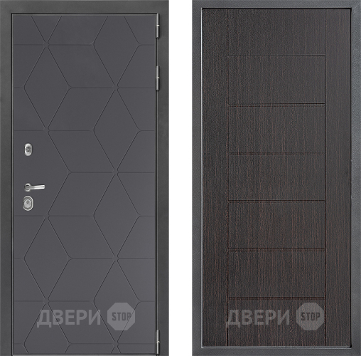 Входная металлическая Дверь Дверной континент ДК-3/744 ФЛ-Лайн Венге в Звенигород
