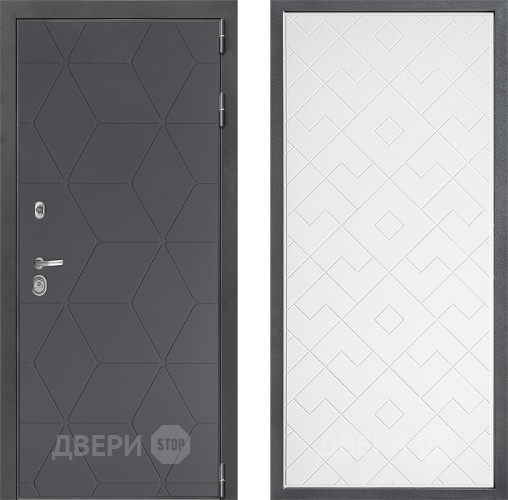 Дверь Дверной континент ДК-3/744 ФЛ-Тиффани Белый софт в Звенигород