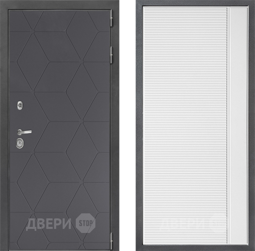 Дверь Дверной континент ДК-3/744 ФЛ-757 Белое Стекло Софт милк в Звенигород