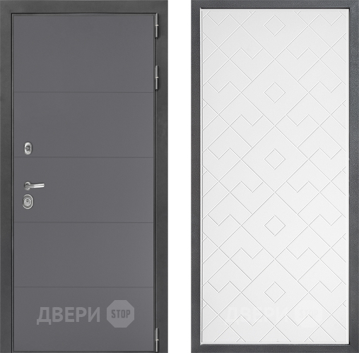 Дверь Дверной континент ДК-3/649 ФЛ-Тиффани Белый софт в Звенигород