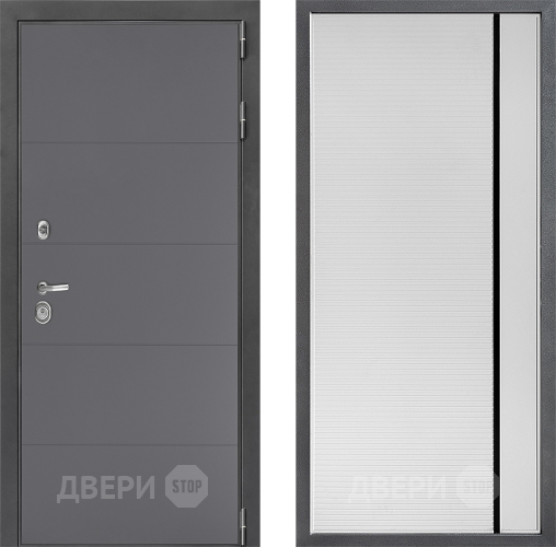 Дверь Дверной континент ДК-3/649 ФЛ-757 Черное Стекло Софт милк в Звенигород