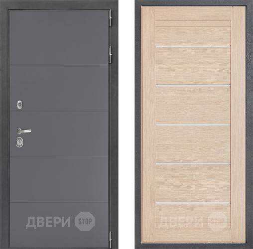 Входная металлическая Дверь Дверной континент ДК-3/649 ФЛ-46 Капучино в Звенигород