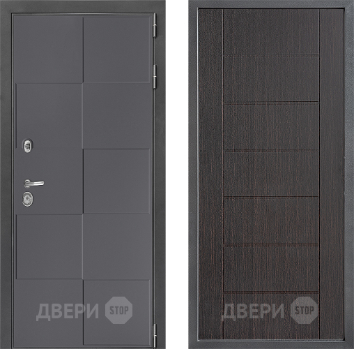 Входная металлическая Дверь Дверной континент ДК-3/606 ФЛ-Лайн Венге в Звенигород