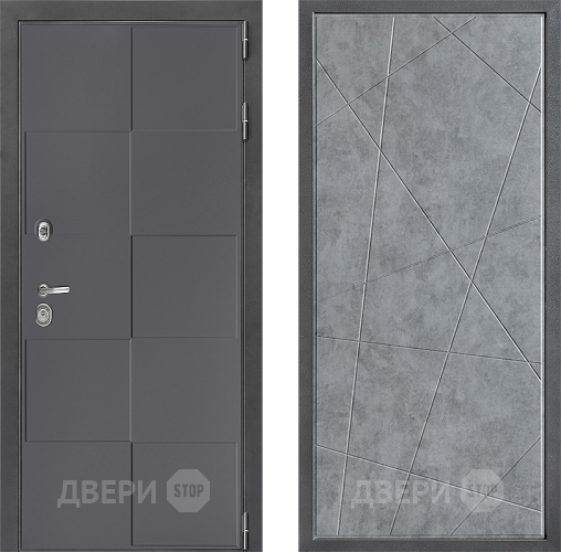 Дверь Дверной континент ДК-3/606 ФЛ-655 Бетон серый в Звенигород