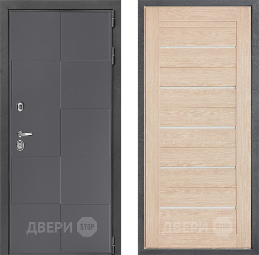 Входная металлическая Дверь Дверной континент ДК-3/606 ФЛ-46 Капучино в Звенигород