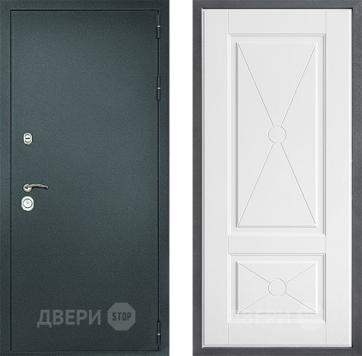 Входная металлическая Дверь Дверной континент Рубикон Серебро Дизайн ФЛ-617 Софт милк в Звенигород