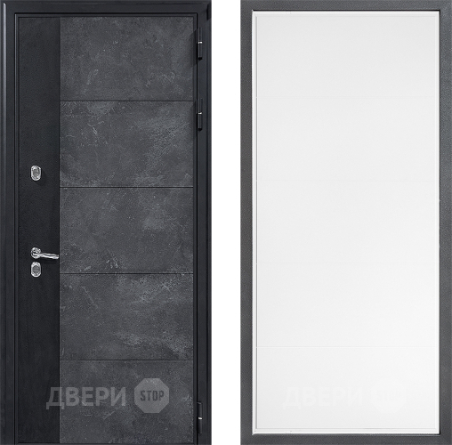 Дверь Дверной континент ДК-15 Бетон ТЕРМО ФЛ-649 Белый софт в Звенигород