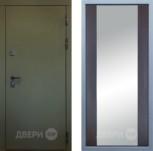 Входная металлическая Дверь Дива МД-61 Д-15 Зеркало Венге в Звенигород