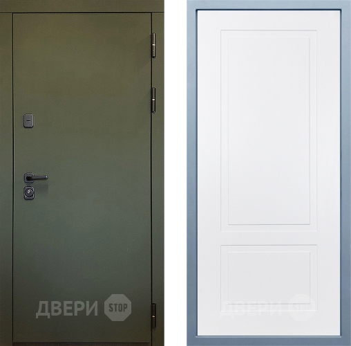 Входная металлическая Дверь Дива МД-61 Н-7 Белый в Звенигород