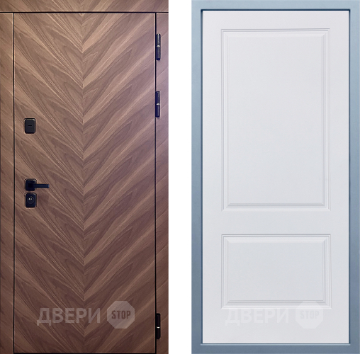 Входная металлическая Дверь Дива МД-98 Д-7 Белый в Звенигород