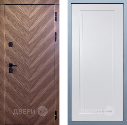 Входная металлическая Дверь Дива МД-98 Н-10 Белый в Звенигород