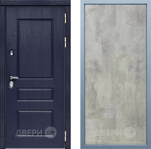 Входная металлическая Дверь Дива МД-45 Д-4 Бетон темный в Звенигород