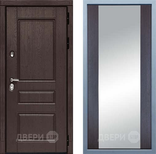 Дверь Дива МД-90 Д-15 Зеркало Венге в Звенигород