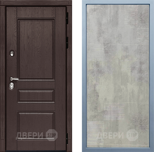 Дверь Дива МД-90 Д-4 Бетон темный в Звенигород
