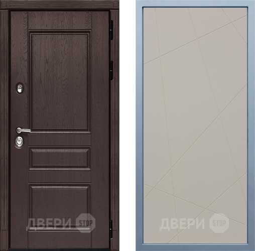 Входная металлическая Дверь Дива МД-90 Д-11 Шампань в Звенигород