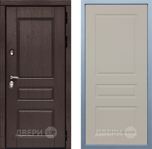 Входная металлическая Дверь Дива МД-90 Д-13 Шампань в Звенигород