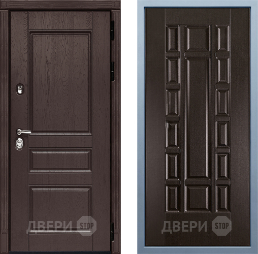 Входная металлическая Дверь Дива МД-90 М-2 Венге в Звенигород
