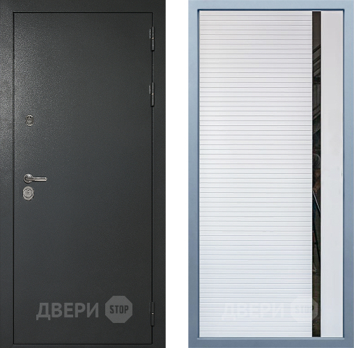 Входная металлическая Дверь Дива МД-40 Титан МХ-45 Белый матовый в Звенигород