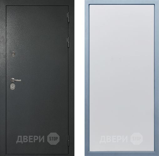 Входная металлическая Дверь Дива МД-40 Титан Н-1 Белый в Звенигород