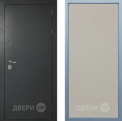 Входная металлическая Дверь Дива МД-40 Титан Д-11 Шампань в Звенигород