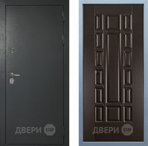 Входная металлическая Дверь Дива МД-40 Титан М-2 Венге в Звенигород