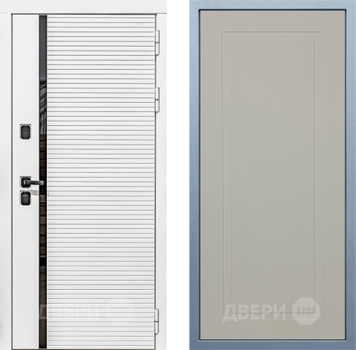 Входная металлическая Дверь Дива МХ-45 Белая STR Н-10 Шампань в Звенигород