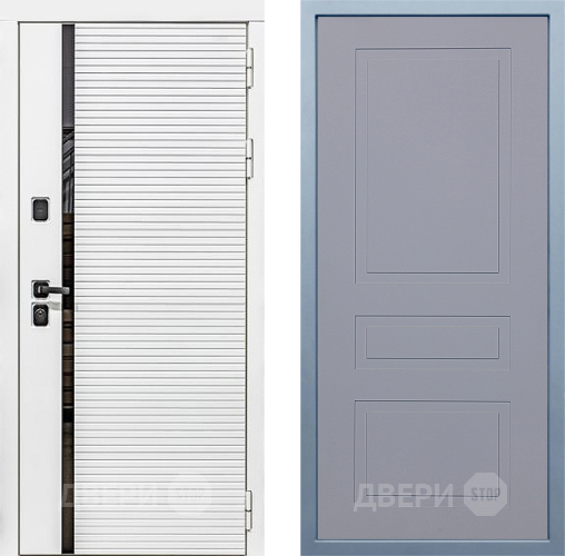 Дверь Дива МХ-45 Белая STR Н-13 Силк Маус в Звенигород