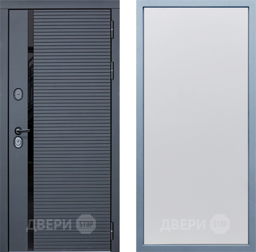 Входная металлическая Дверь Дива МХ-45 STR Н-1 Белый в Звенигород