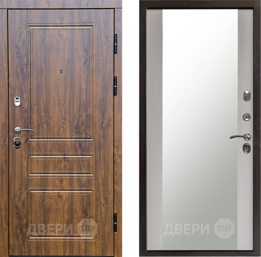 Дверь Престиж Классика Дуб Зеркало Лиственница белая в Звенигород