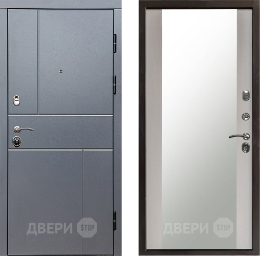 Дверь Престиж Горизонт Грэй Зеркало Лиственница белая в Звенигород