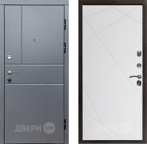 Дверь Престиж Горизонт Грэй Лучи Бетон белый в Звенигород