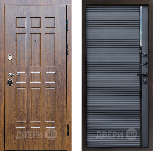 Входная металлическая Дверь Престиж Стандарт Porte Черный кварц в Звенигород