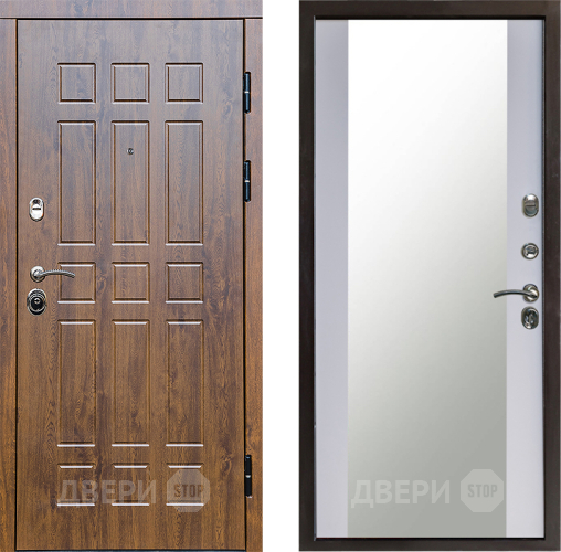 Дверь Престиж Стандарт Зеркало Белый софт в Звенигород