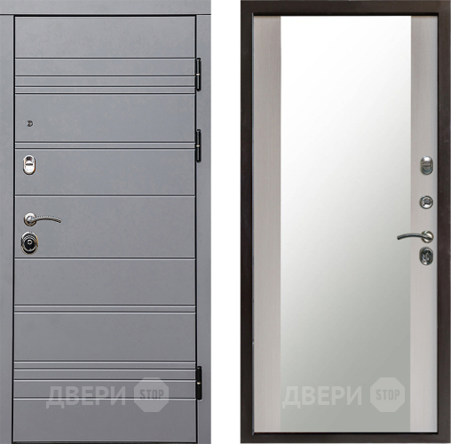 Дверь Престиж Линия Грэй Зеркало Лиственница белая в Звенигород