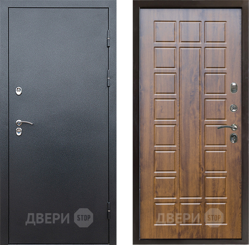 Дверь Престиж TERMO с терморазрывом Снегирь Серебро Престиж Дуб в Звенигород