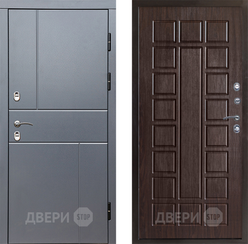Входная металлическая Дверь Престиж TERMO с терморазрывом Горизонт Грэй Престиж Венге в Звенигород