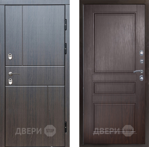 Входная металлическая Дверь Престиж TERMO с терморазрывом Горизонт Венге Классика Венге в Звенигород